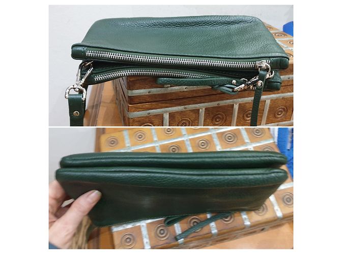 Gianni Chiarini tracolla multitasche Verde scuro - vista 11