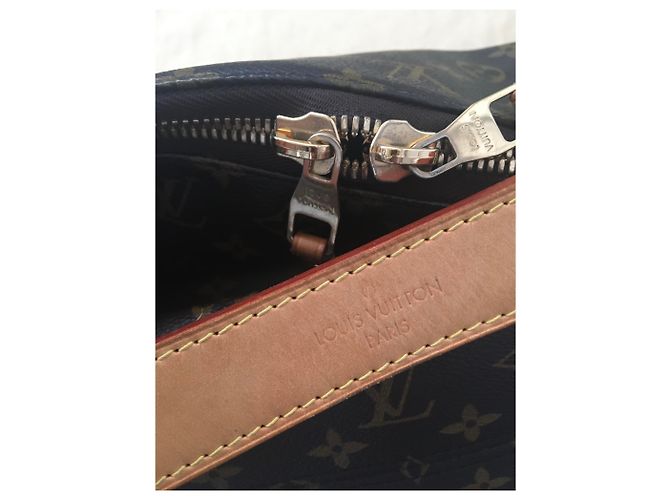 Borsa Louis Vuitton Marrone in tela - vista 4