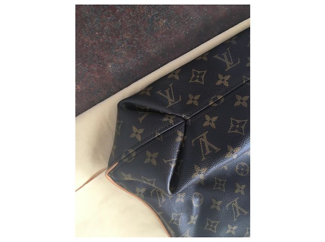 Borsa Louis Vuitton Marrone in tela - vista 5