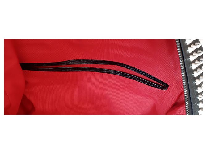 Borsa Christian Louboutin in pelle nera con rivetti argento Nero - vista 20