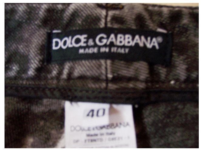 Vaqueros Dolce & Gabbana en denim gris - vista 10