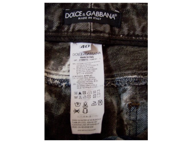 Vaqueros Dolce & Gabbana en denim gris - vista 11