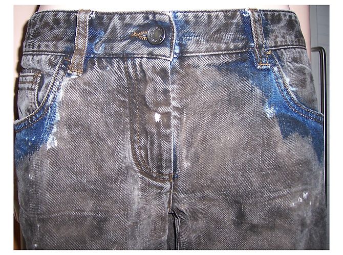 Vaqueros Dolce & Gabbana en denim gris - vista 3