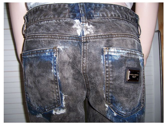 Vaqueros Dolce & Gabbana en denim gris - vista 7