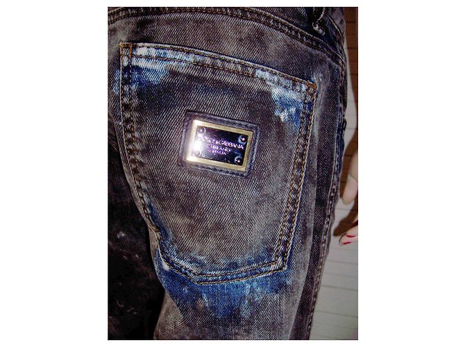 Vaqueros Dolce & Gabbana en denim gris - vista 8