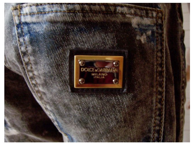 Vaqueros Dolce & Gabbana en denim gris - vista 9