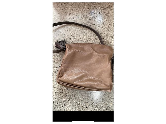 Sac à main Loewe Flamenco Cuir Agneau Chocolat - vue 13