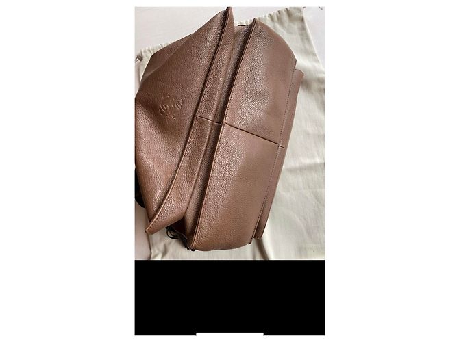 Sac à main Loewe Flamenco Cuir Agneau Chocolat - vue 6