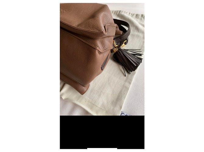 Sac à main Loewe Flamenco Cuir Agneau Chocolat - vue 9
