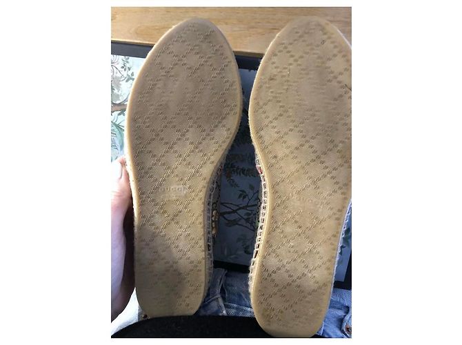 Espadrillas Gucci in pelle multicolore 37.5 - vista 6