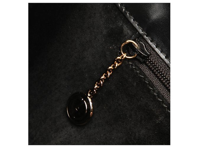 Gucci Tracolla in pelle scamosciata nera - vista 8