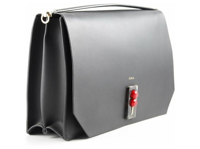 Borsa Furla in pelle nera Nero - vista 10