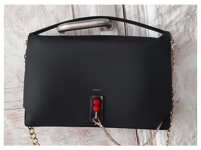 Borsa Furla in pelle nera Nero - vista 2