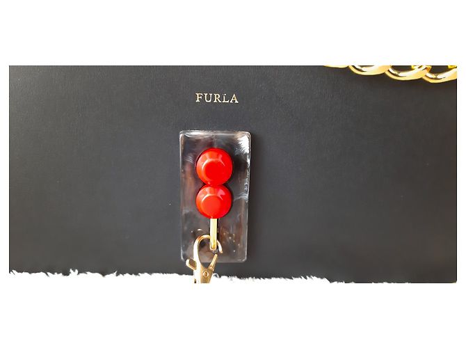 Borsa Furla in pelle nera Nero - vista 3