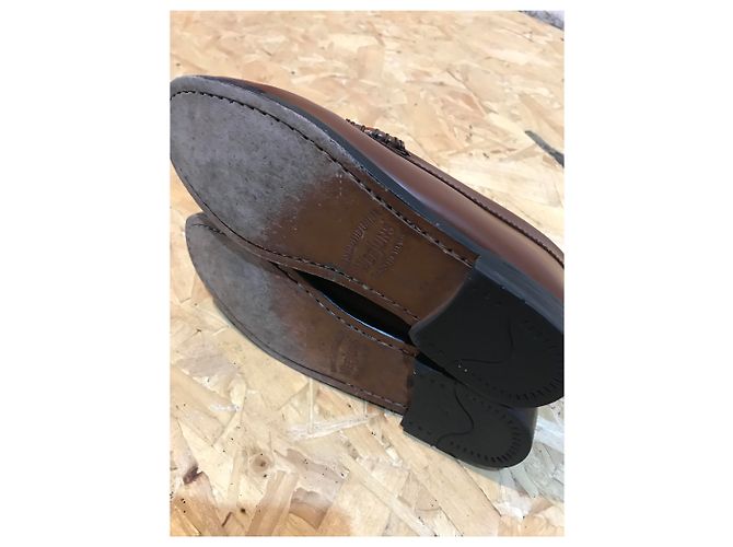 Autre Marque Mocassini G.H Bass Weejuns Pelle Marrone - vista 3