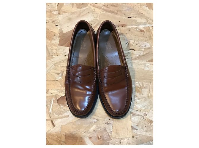 Autre Marque Mocassini G.H Bass Weejuns Pelle Marrone - vista 4