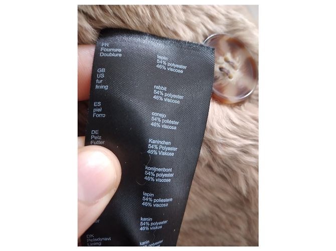 Maje rabbit fur - view 18