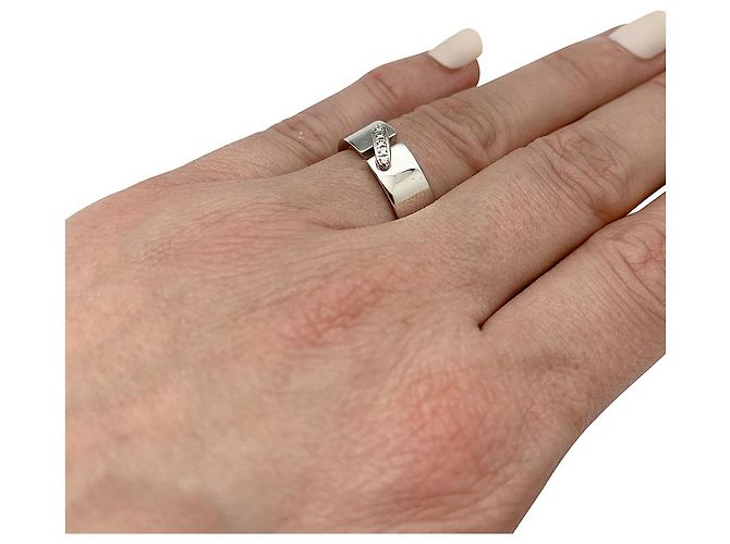 Chaumet "Liens" Ring aus Weißgold und Diamanten. - vista 6