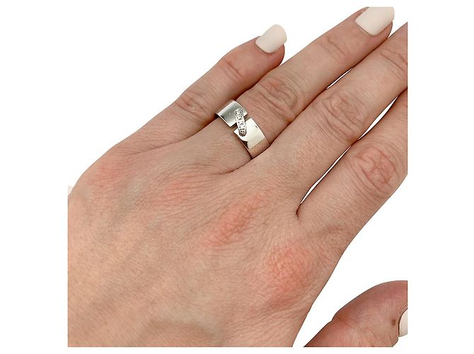 Chaumet "Liens" Ring aus Weißgold und Diamanten. - vista 7