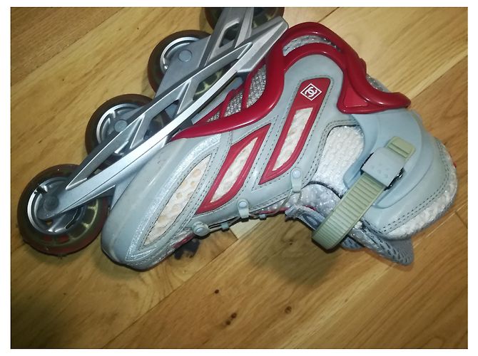 Rollerblades Chanel collector Red Beige Grey - view 12