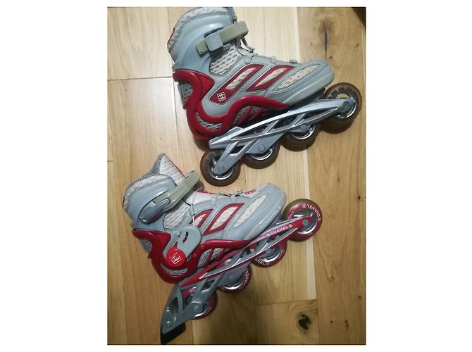 Rollerblades Chanel collector Red Beige Grey - view 17