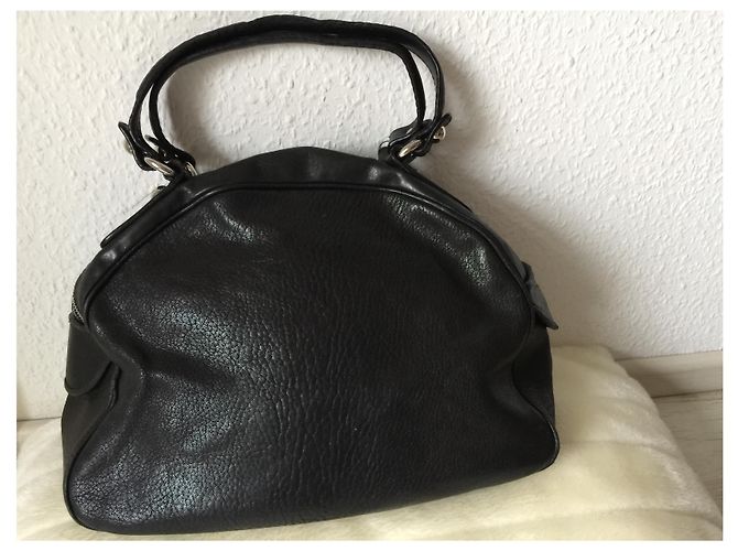 Borsa a mano Dolce & Gabbana Olivia in pelle nera con volant Nero - vista 3