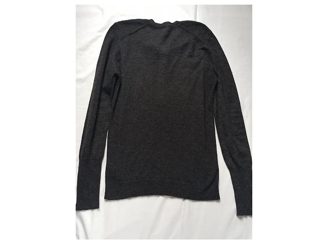 Suéter Isabel Marant Gris Oscuro de Angora Gris antracita - vista 2