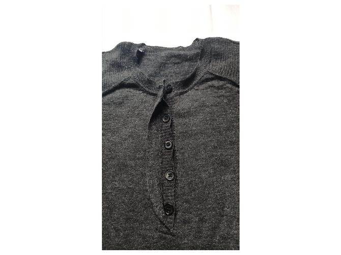 Suéter Isabel Marant Gris Oscuro de Angora Gris antracita - vista 6
