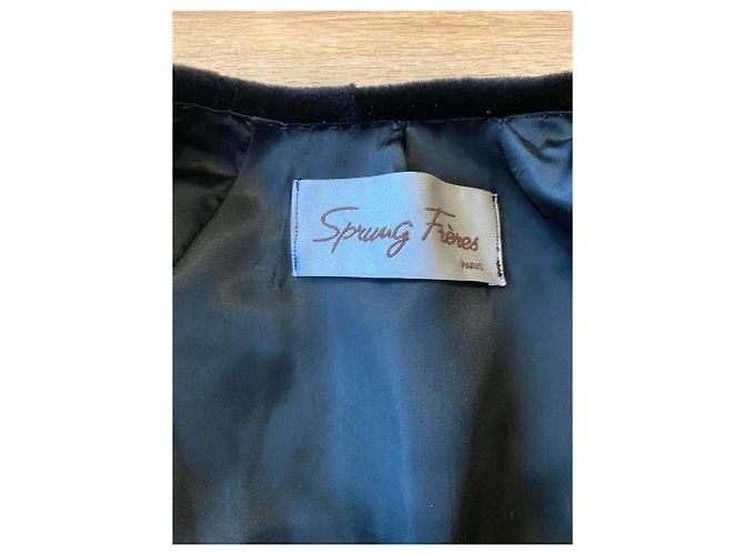 Chaqueta Sprung Frères de visón afeitado Marrón oscuro - vista 5