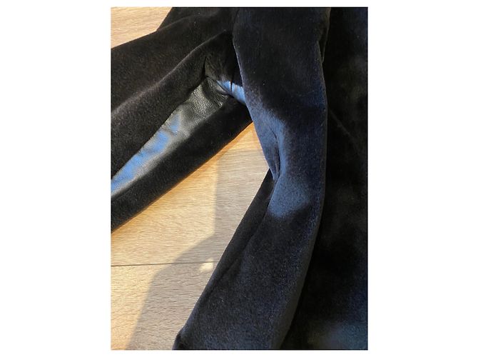 Chaqueta Sprung Frères de visón afeitado Marrón oscuro - vista 6