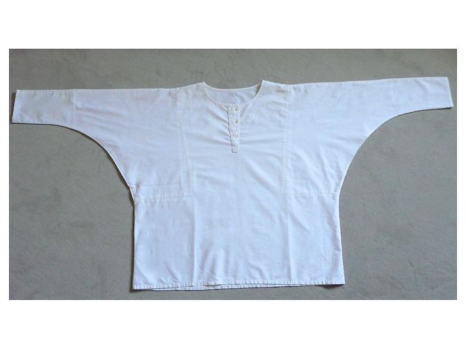 Autre Marque Camicetta Manica lunga tunica bianca Et Vous T.36-38 Bianco - vista 8