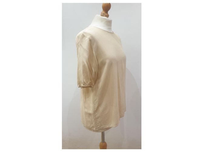 Vintage Salvatore Ferragamo camicia Crema - vista 2