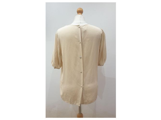 Vintage Salvatore Ferragamo camicia Crema - vista 3