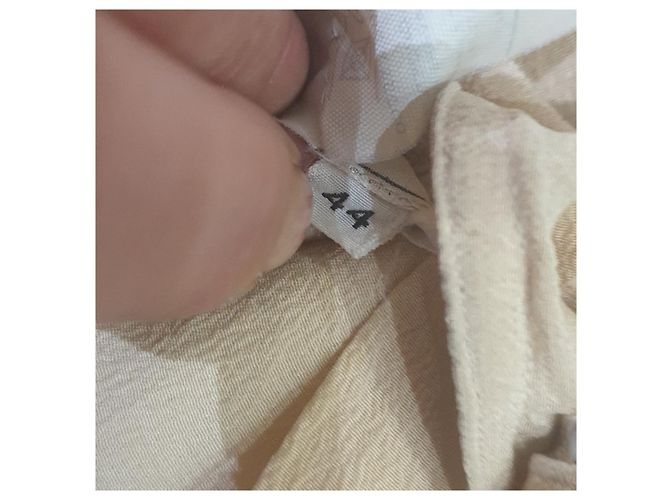 Vintage Salvatore Ferragamo camicia Crema - vista 7