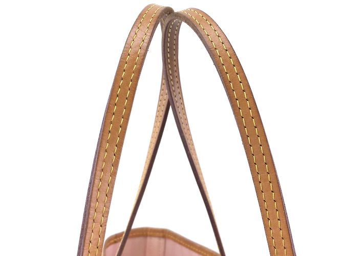 Louis Vuitton Neverfull Mm Damier Azur Canvas Bianco - vista 5