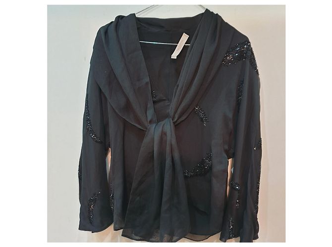 Valentino Garavani Valentino Blouson Hemdkleid Schwarz - Ansicht 11