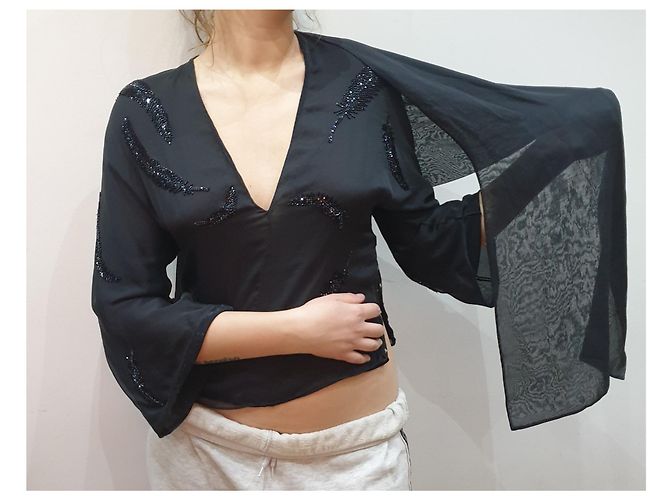 Valentino Garavani Valentino Blouson Hemdkleid Schwarz - Ansicht 2