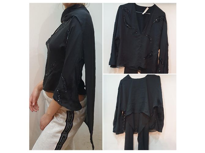 Valentino Garavani Valentino Blouson Hemdkleid Schwarz - Ansicht 6