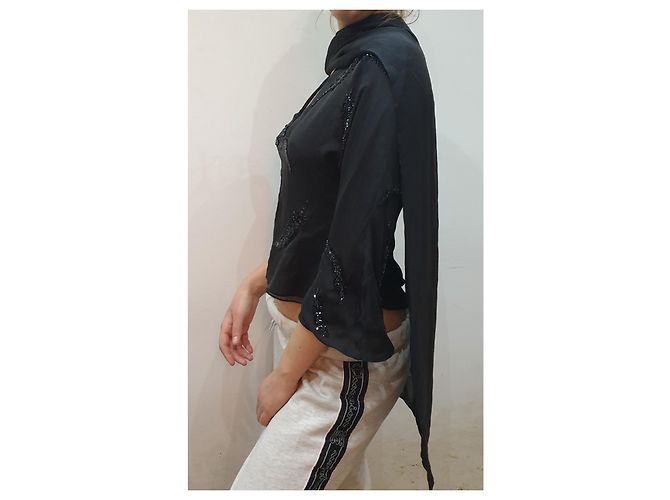 Valentino Garavani Valentino Blouson Hemdkleid Schwarz - Ansicht 7