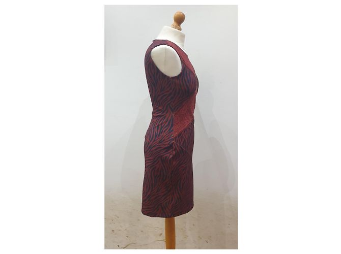 Liu.Jo Liu Jo Zebra Kleid mit Spitze Mehrfarben - Ansicht 3