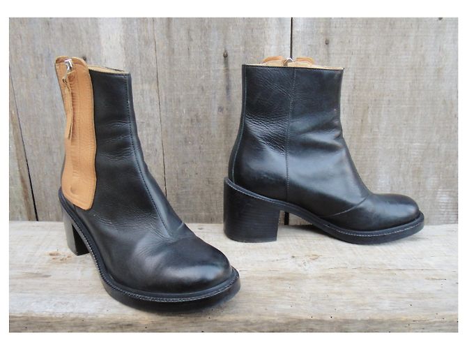 Botas de mm6 Maison Martin Margiela p 37 Negro - vista 2