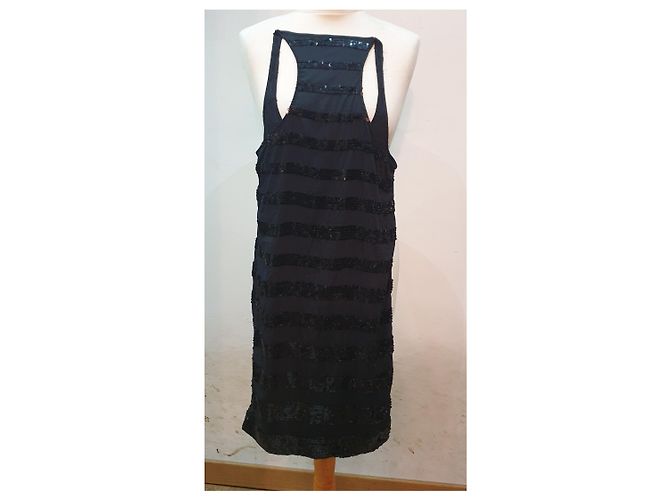 Vestido de seda Jean Paul Gaultier Negro - vista 7