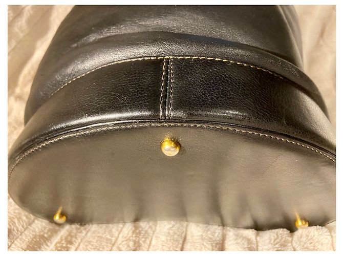 Zaino Loewe in pelle nera Nero - vista 11