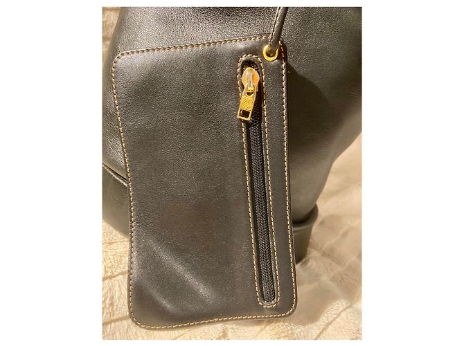 Zaino Loewe in pelle nera Nero - vista 14