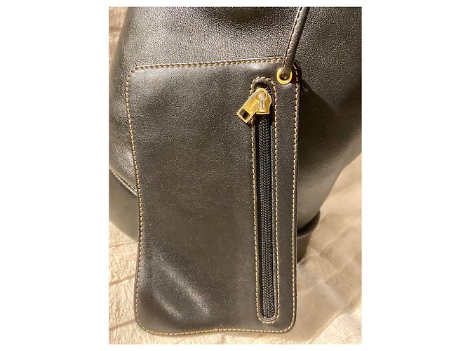 Zaino Loewe in pelle nera Nero - vista 15