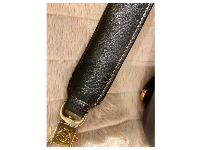 Zaino Loewe in pelle nera Nero - vista 18