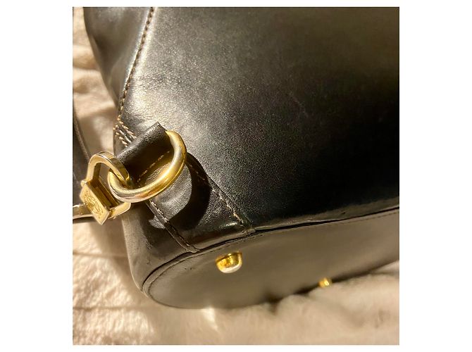 Zaino Loewe in pelle nera Nero - vista 3