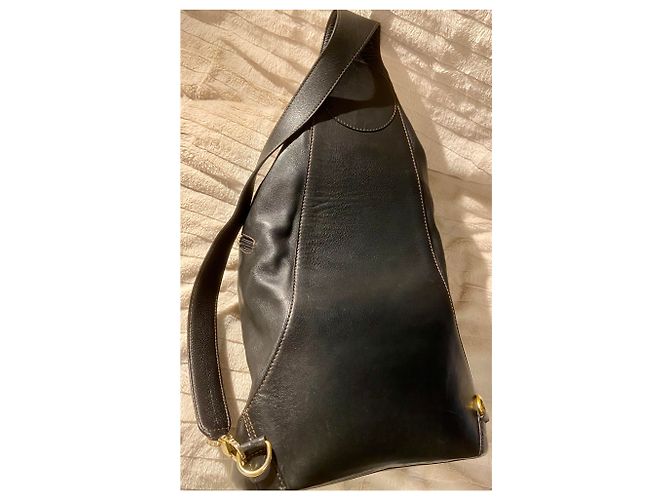 Zaino Loewe in pelle nera Nero - vista 4