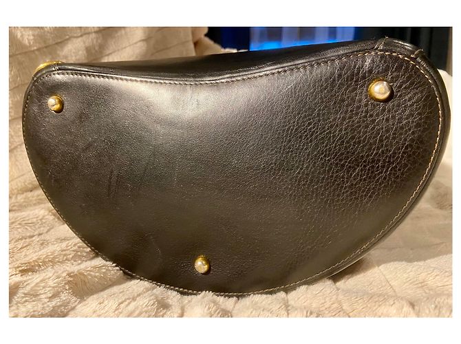 Zaino Loewe in pelle nera Nero - vista 7