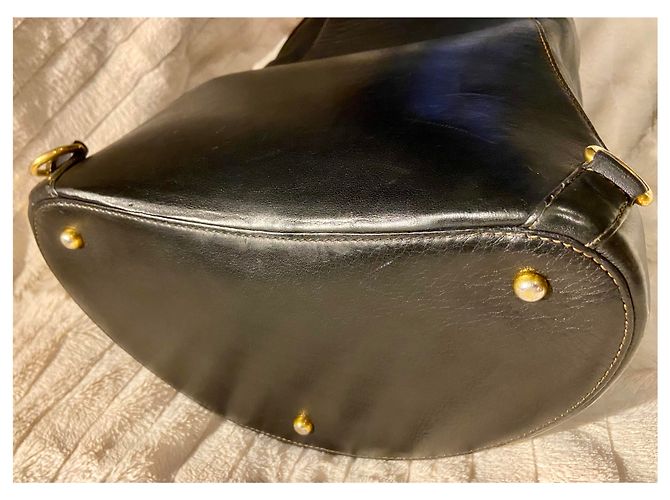 Zaino Loewe in pelle nera Nero - vista 8